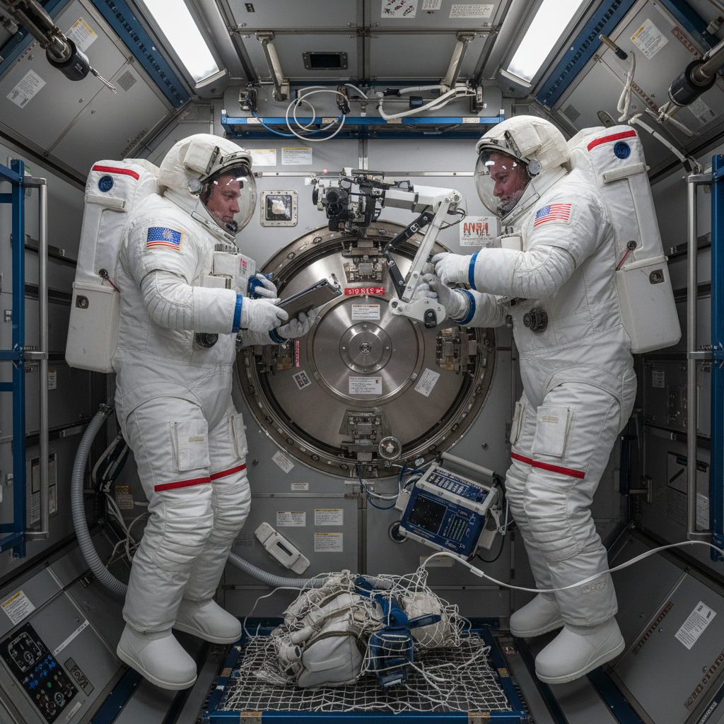 ISS Leak Shows Possible Hatch Seal Failure