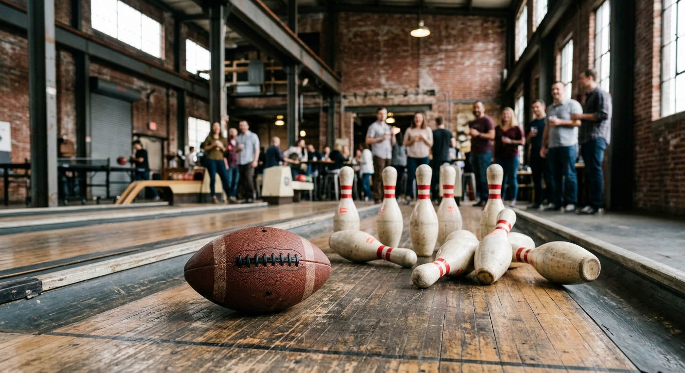 Fowling Warehouse Brings Unique Football-Bowling Fun to Minnesota’s North Loop